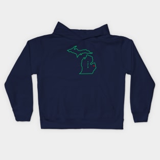 Yale MI Love (Green) Kids Hoodie